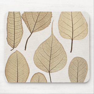 Mousepad Desenho Botânico Naturalista Vintage   Folhas 1858