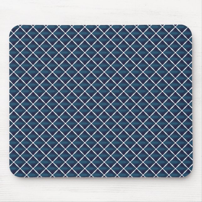 Mousepad Desenho de Compartimento Azul Arredondado (Frente)