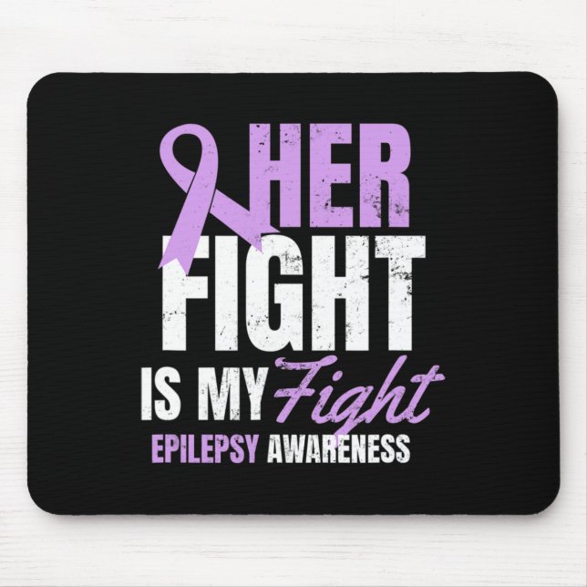 Mousepad Desenho de Conscientização sobre Epilepsia Dela Lu (Frente)
