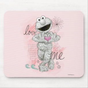 Mousepad Desenho de Desenho Elmo B&W