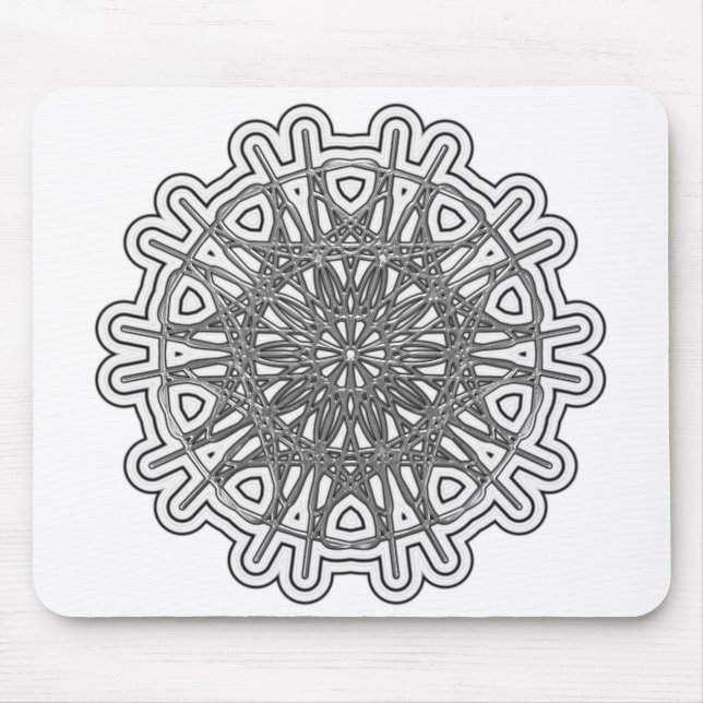 Mousepad Desenho de Mandala Ultra Legal #1 (Frente)