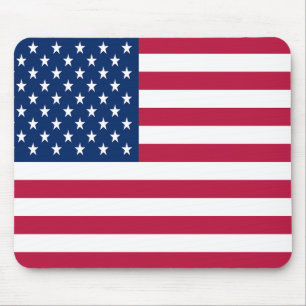 Mousepad Desenho de Orgulho da Bandeira Americana dos EUA