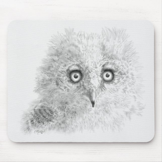 Mousepad Desenho de Owlet excelente Corado (Frente)