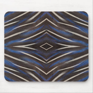 Mousepad desenho de pena de galinha d'angola diamante