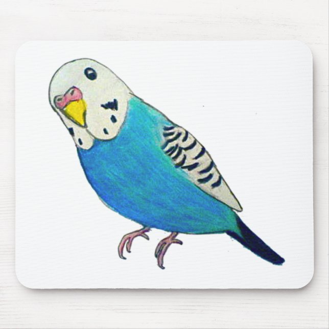 Mousepad Desenho de Periquito (Frente)