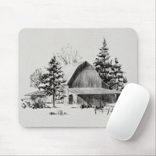 Mousepad Desenho Distante do Barn II