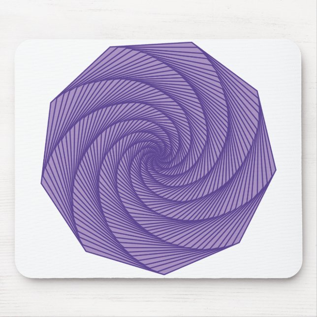 Mousepad desenho geométrico Violet (Frente)