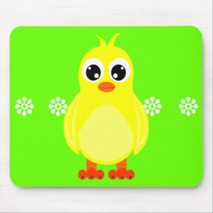 Mousepad Desenhos animados bonitos do pintinho do bebê