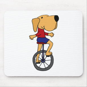 Mousepad Desenhos animados bonitos do Unicycle da equitaç