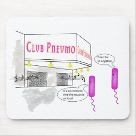 Mousepad Desenhos animados da microbiologia