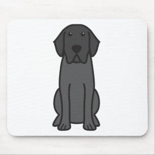 Mousepad Desenhos animados do cão de labrador retriever