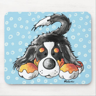 Mousepad Desenhos animados engraçados do cão de montanha de