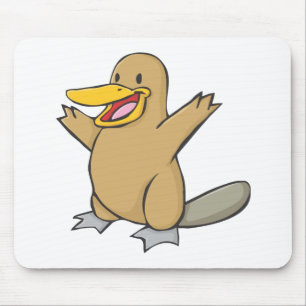 Mousepad Desenhos animados felizes de Platypus