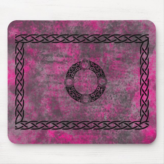 Mousepad Desenhos de Nó Irlandês (Frente)
