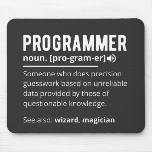 Mousepad Desenvolvedor de código do programador engraçado