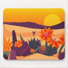 Mousepad Desert Bloom Fantasy