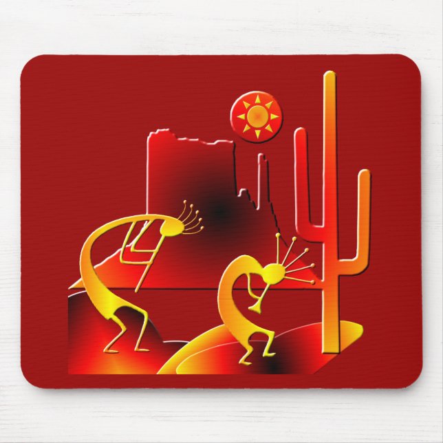 Mousepad Desert Kokopelli (Frente)