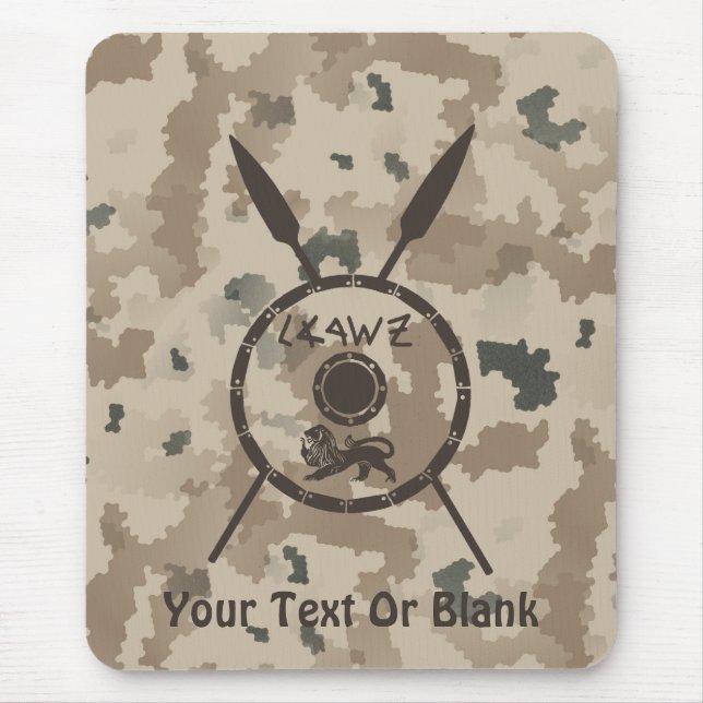 Mousepad Desert Maccabee Shield E Spears (Frente)