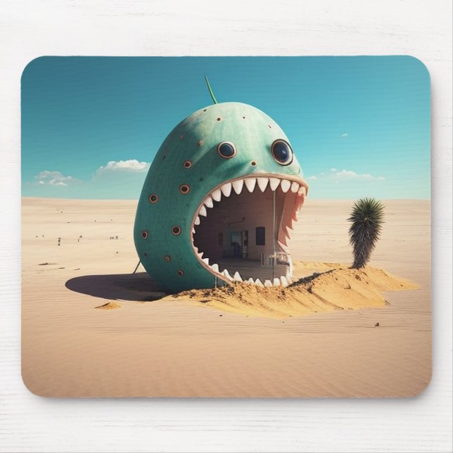 Mousepad Desert monster house (Frente)