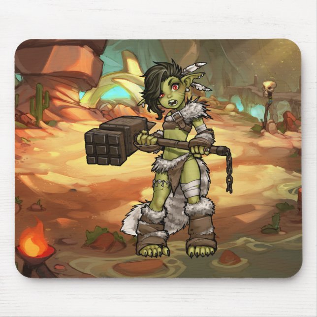 Mousepad Desert Orc Warrior (Frente)