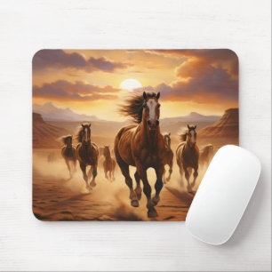 Mousepad Deserto de Cavalos Selvagens