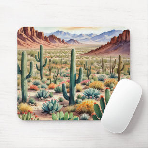 Mousepad Deserto De Vazio Em Aquarela