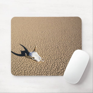 Mousepad Desertos Crânio de vaca no deserto