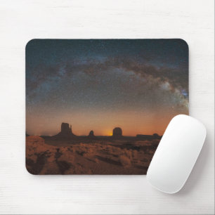 Mousepad Deserts   Starry Sky Over A Desert Landscape
