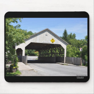 Mousepad Desfiladeiro de Quechee da ponte coberta, Vermont