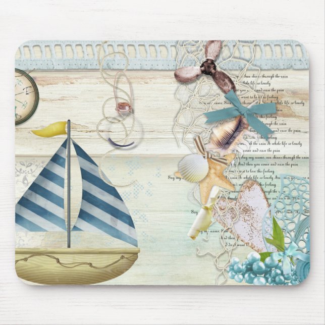 Mousepad Design 5 da série náutica (Frente)