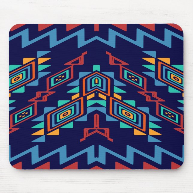 Mousepad Design abstrato de formas distorcidas (Frente)