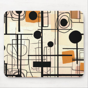 Mousepad Design abstrato moderno, Travesseiro decorativo de