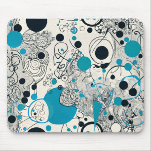 Mousepad Design abstrato moderno, Travesseiro decorativo de