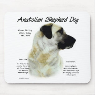 Mousepad Design anatólio da história do cão de pastor