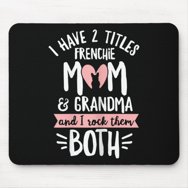Mousepad Design Bulldog Para Sua Avó Francesa (Frente)