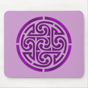 Mousepad Design celta roxo do nó