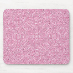 Mousepad Design cor-de-rosa brilhante do teste padrão do