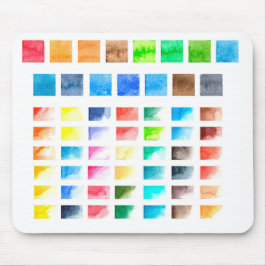 Mousepad Design criativo de aquarela.