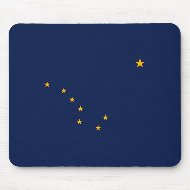 Mousepad Design da bandeira do estado de Alaska (Frente)