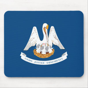 Mousepad Design da bandeira do estado de Louisiana
