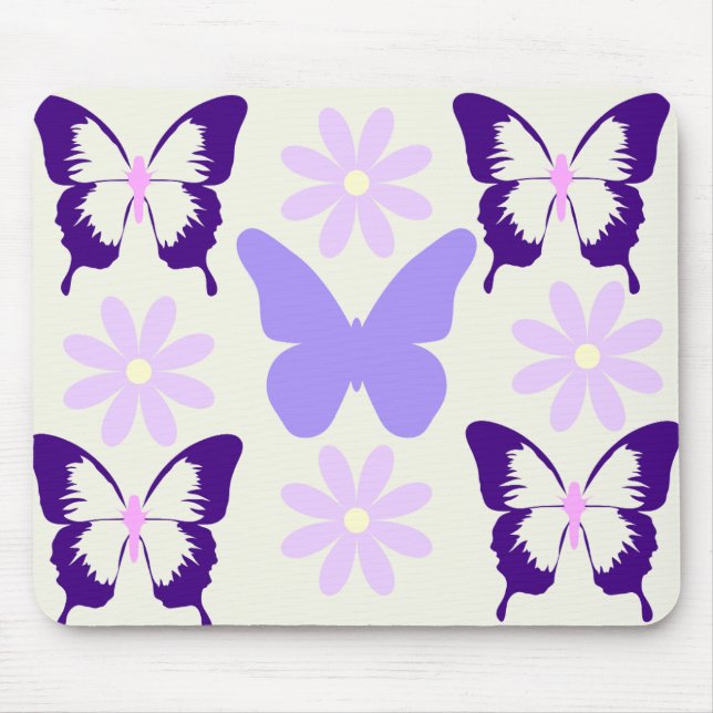Mousepad Design da borboleta (Frente)