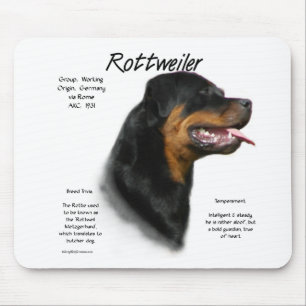 Mousepad Design da história de Rottweiler