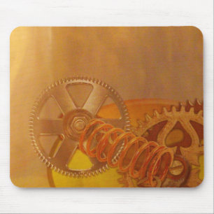 Mousepad design da mecânica de engrenagens de galinheiro