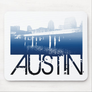 Mousepad Design da skyline de Austin