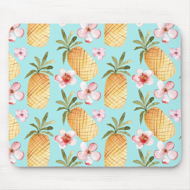 Mousepad Design de abacaxi tropical (Frente)