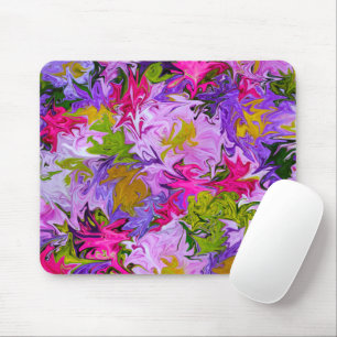 Mousepad Design de Abstrato de buquê de cores