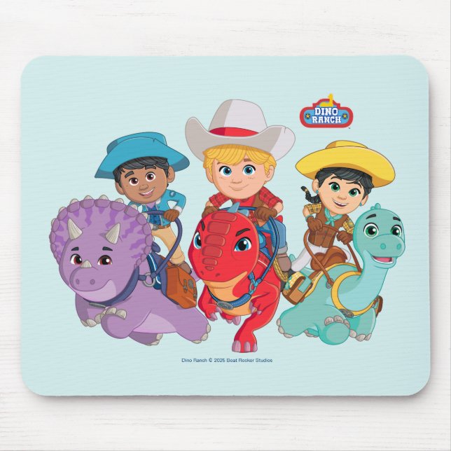 Mousepad Design de Amigos Ranch Dino (Frente)