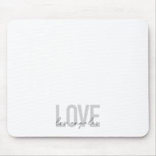 Mousepad design de Amor de Los Angeles moderno, simples e u
