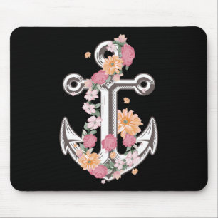 Mousepad Design De Âncora Engraçado Para Mulheres Raparigas