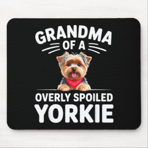 Mousepad Design de Avó de Yorkie Excessivamente Orgulhosa